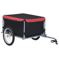 Bike Cargo Trailer Black and Red 143.3 lb S3001
