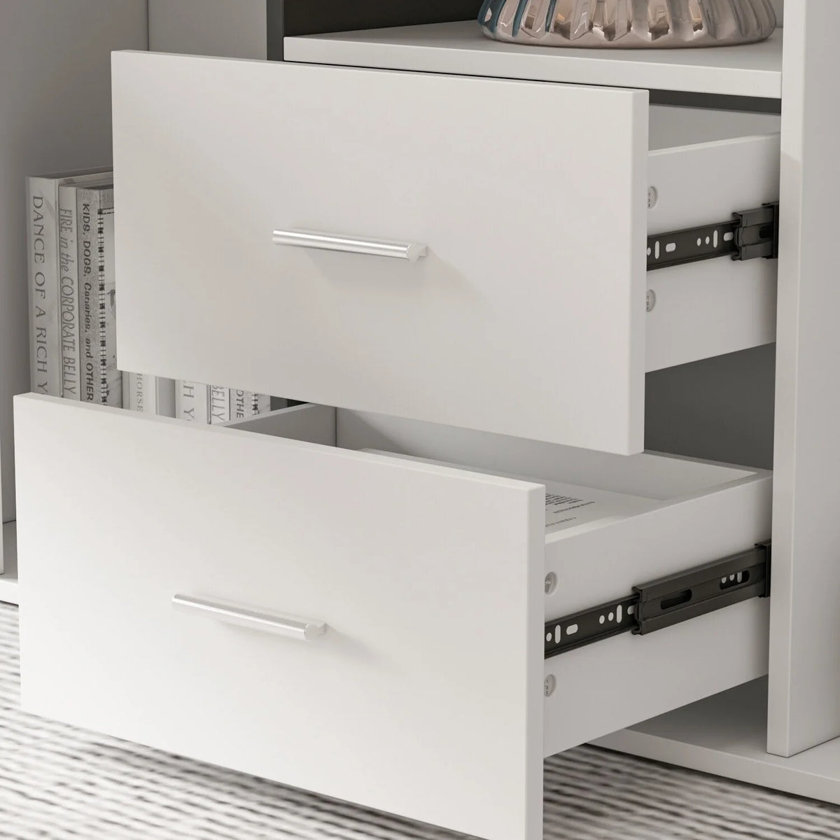 Home Office Computer Desk Corner Desk 55-inch Writing Table U933365