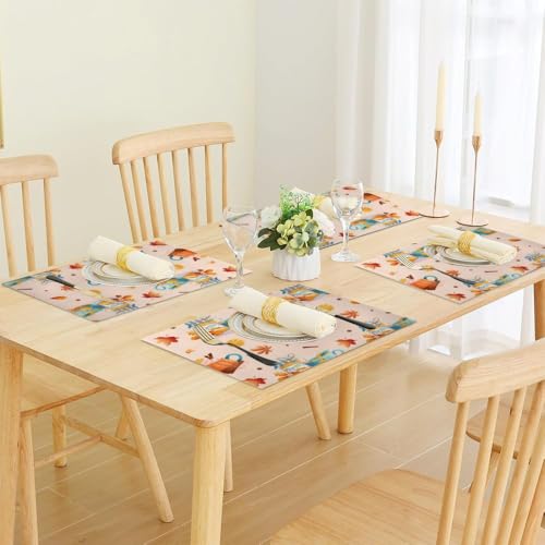 Faux Leather 12 X 18 Inch Placemats 6 Pack O743