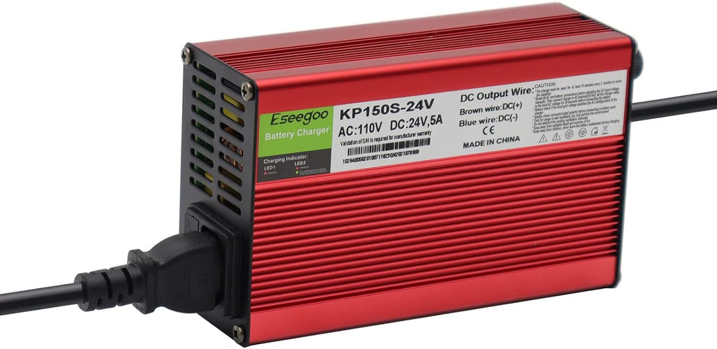 24V 5A Battery Charger with 3-Pin XLR Connector Pack of 2 Q149733