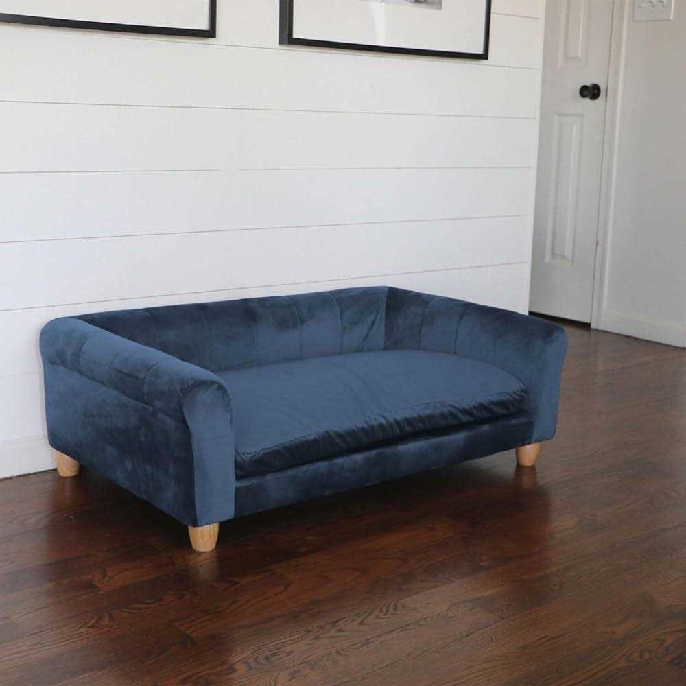 42-in. Faux-Velvet Rectangle Pet Bed W74491