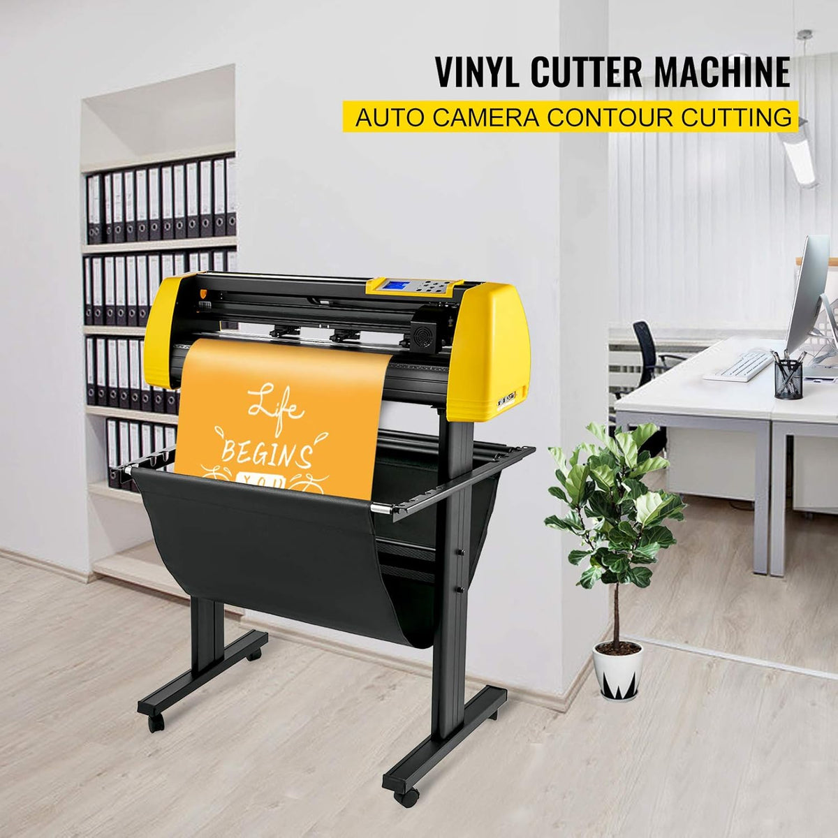 Vinyl Cutter Machine, 34 in Plotter Printer with Floor Stand X4618