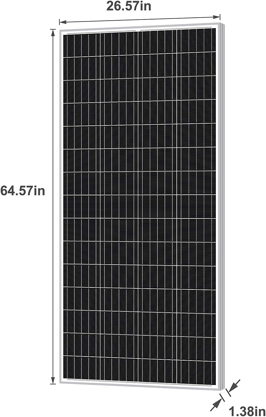 210W Monocrystalline 12V Solar Panel G170095