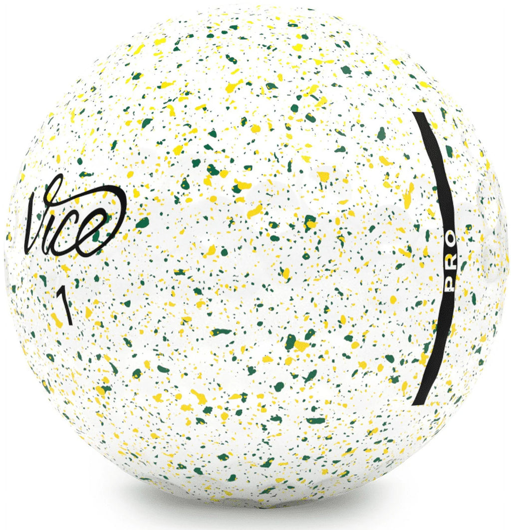 Yellow and Green Golf Balls, 1 Dozen B723009