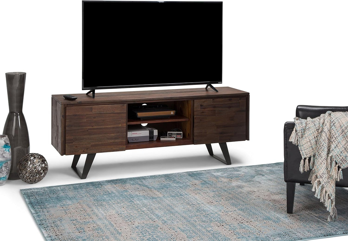 63 inch Wide Solid Wood TV Media Stand Q102089