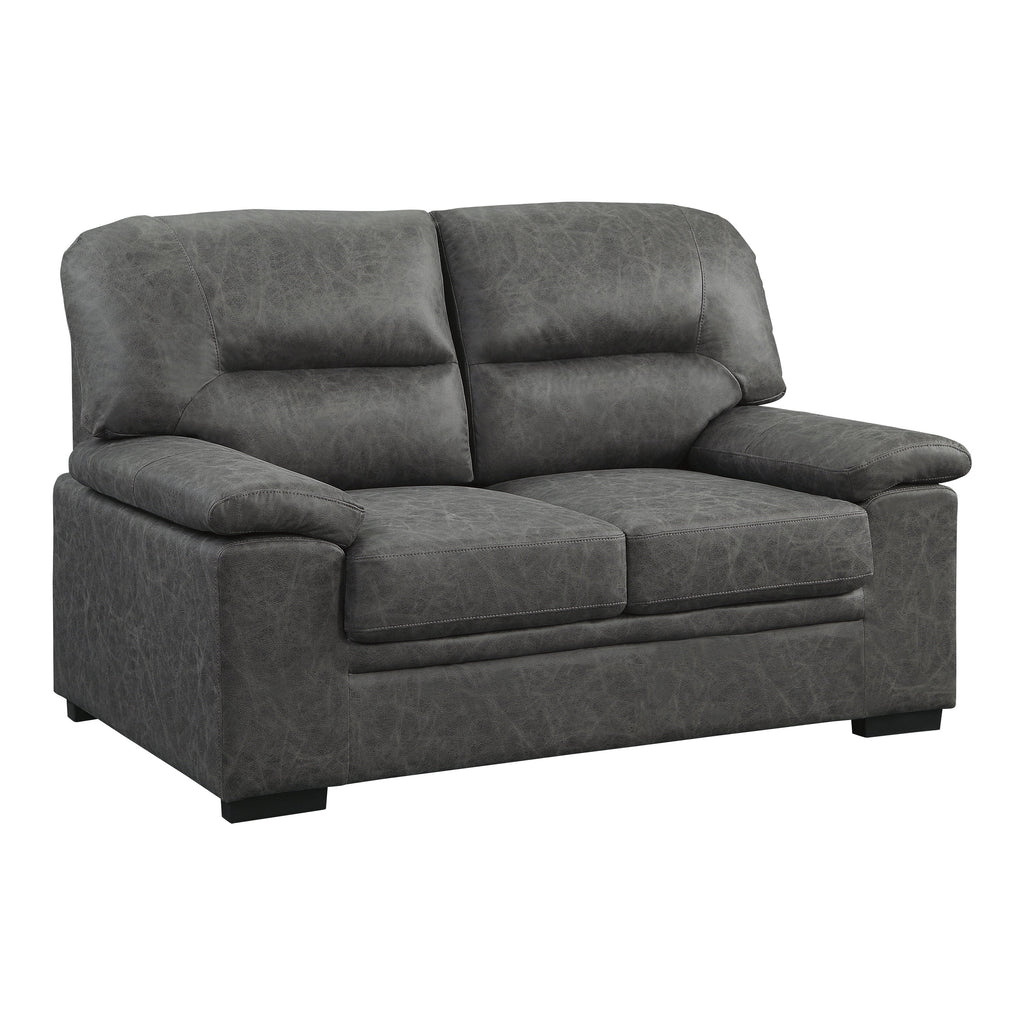 Dark Gray Loveseat D325