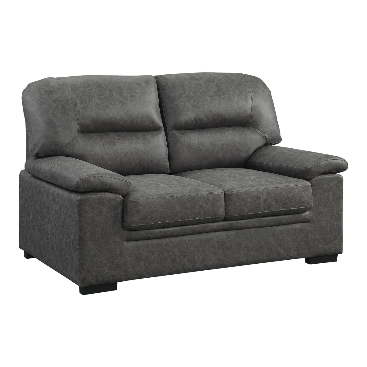 Dark Gray Loveseat D325