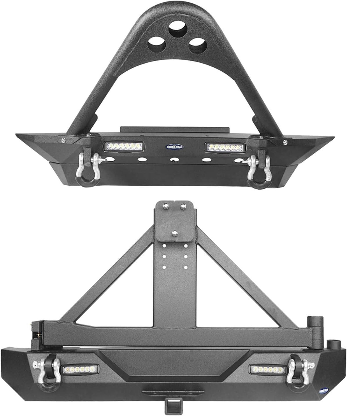 Front & Rear Bumper Combo with Tire Carrier M1502