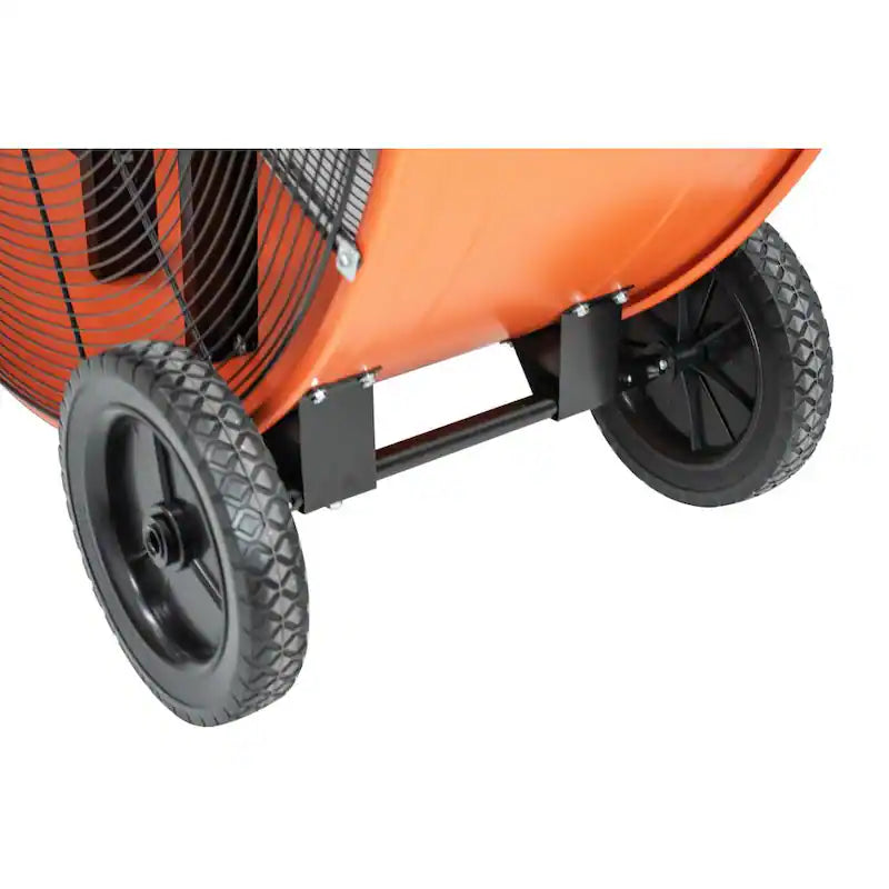 Orange 2-Speed Heavy-Duty Drum Fan P255