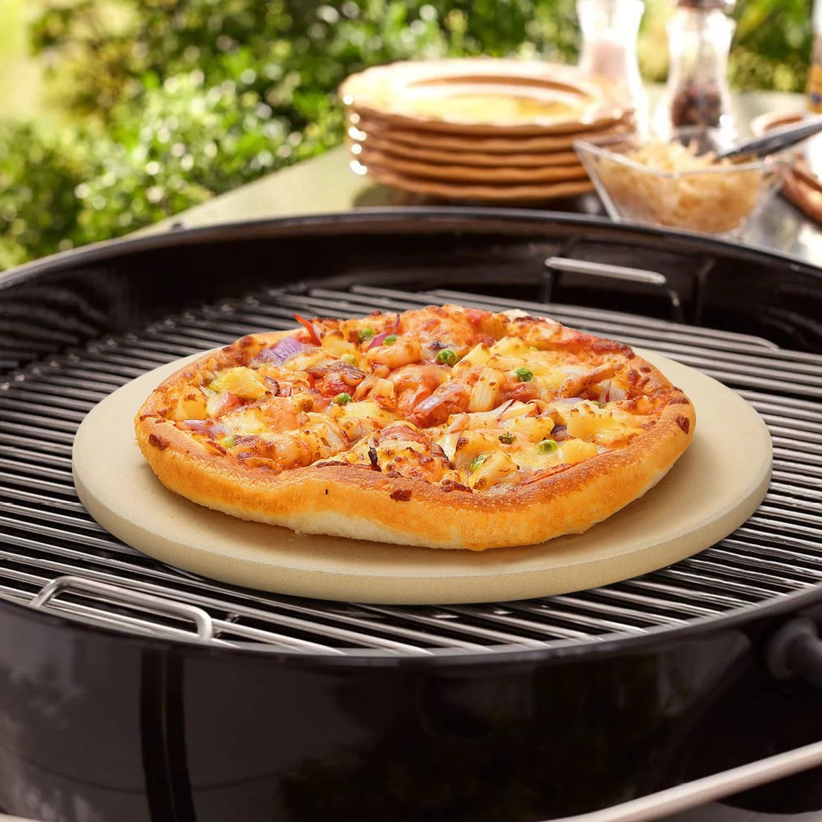 15'' Round Cordierite Pizza Stone Q2700