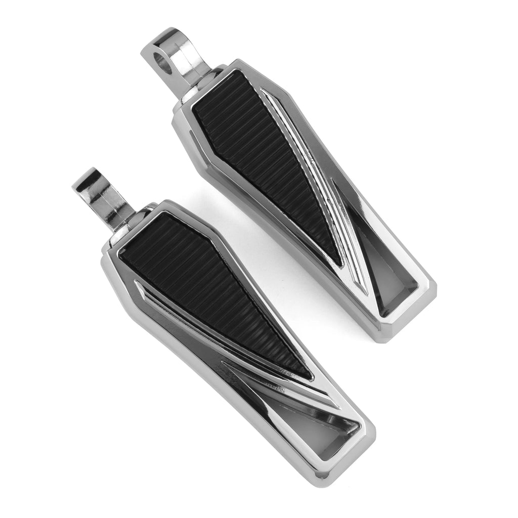 Chrome Foot Pegs Footrest, 1 Pair T58796