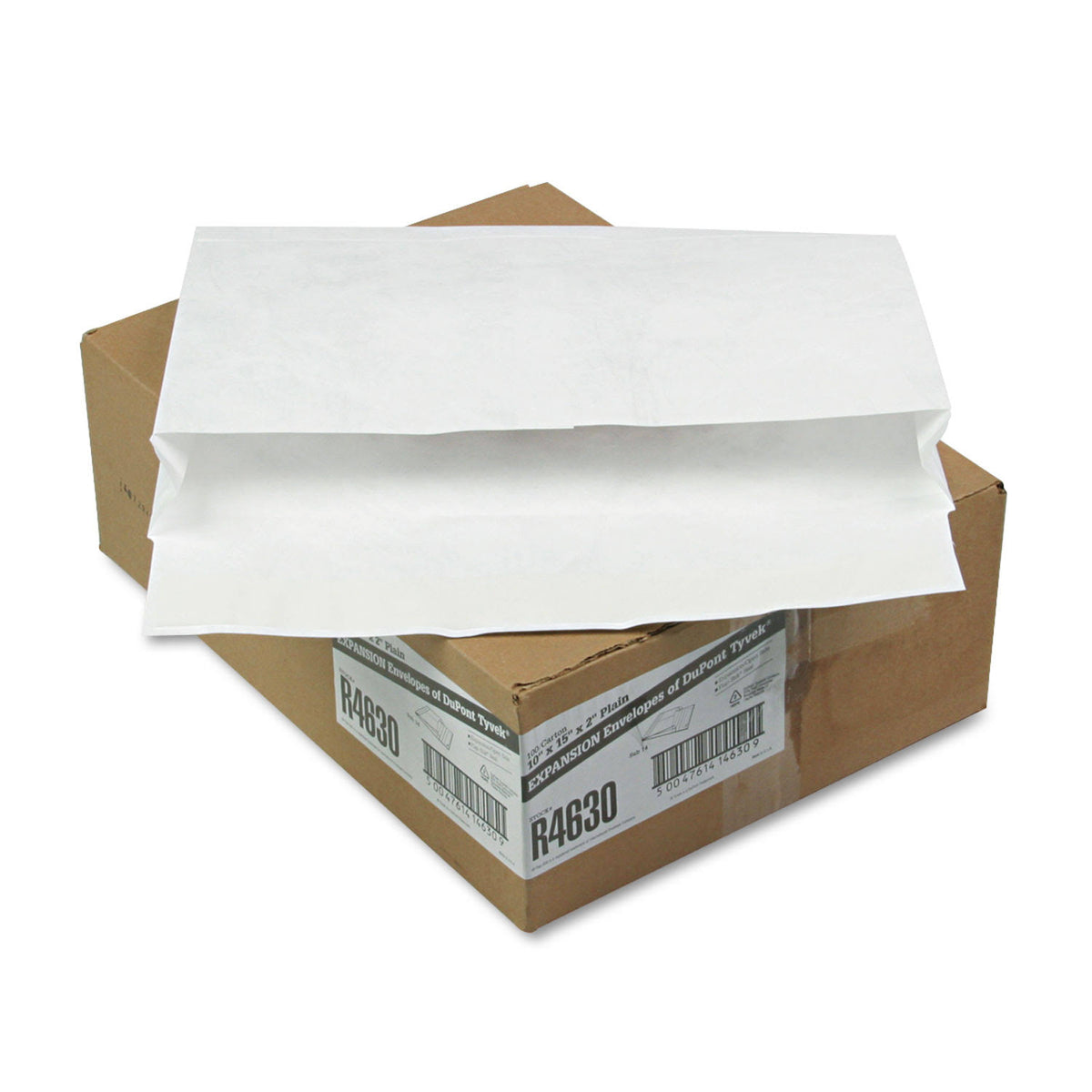 Tyvek Booklet Expansion Mailer, 10 x 15 x 2, White, 100/Carton Q208