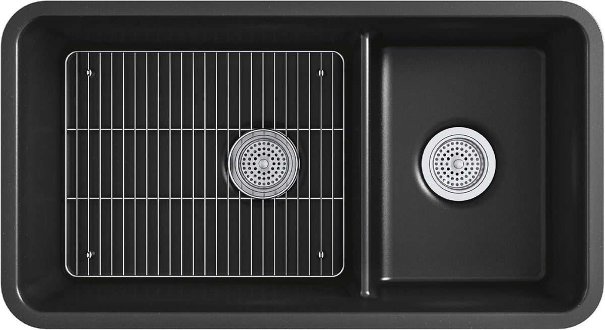 Matte Black 36 Minimum Base Cabinet Width N909