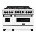 48 Inch 6.0 cu. ft. Gas Range with White Matte Door B576