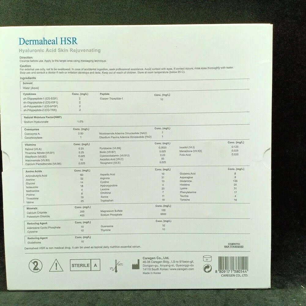Hyaluronic Acid Skin Rejuvenating 10x5ml/0.17oz Y448968