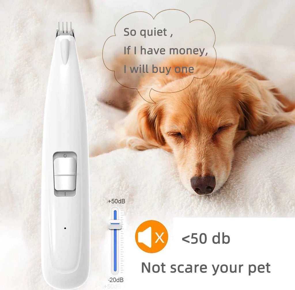 Cordless Rechargeable Electric Dog Paw Fur Trimmer U148690