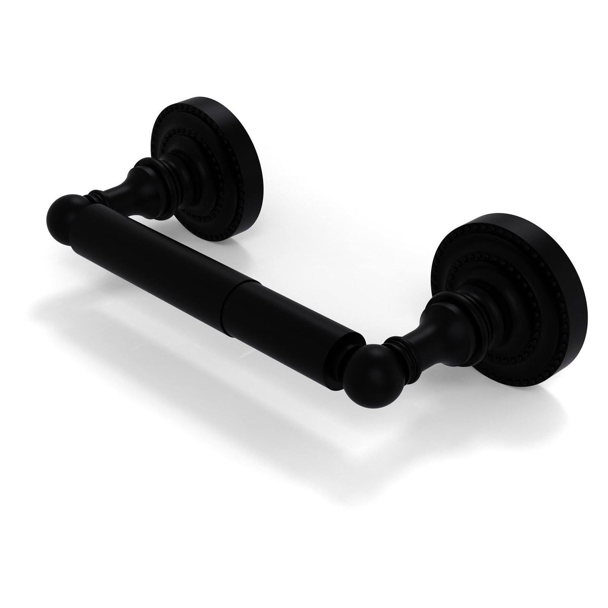 Matte Black 2 Post Toilet Tissue Holder S248