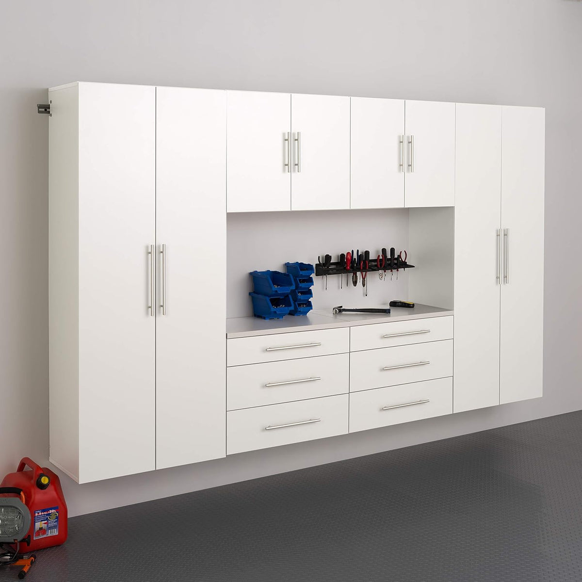 White 4 pc Storage Cabinet J2285