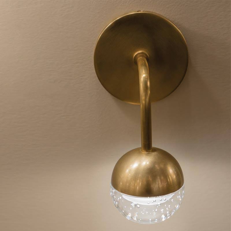 Aged Brass LED Bath Light O48148