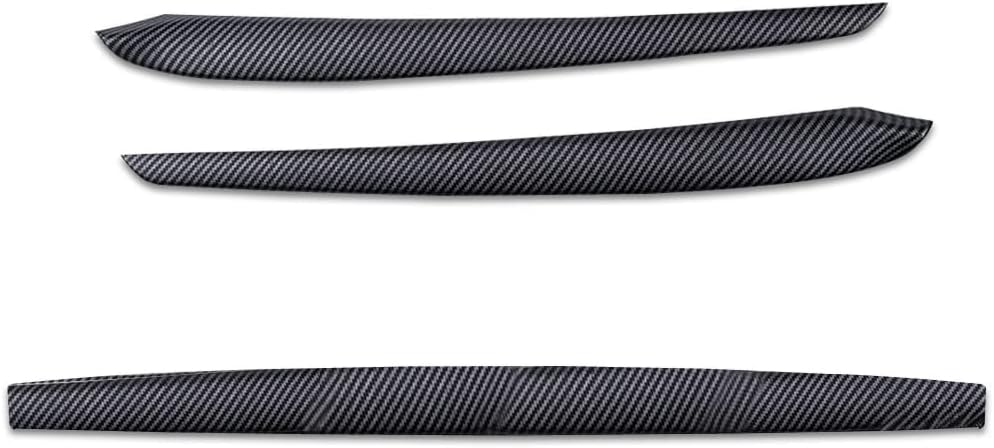 Carbon Fiber Pattern Dashboard Interior Panel Trim Cover Model 3 X341