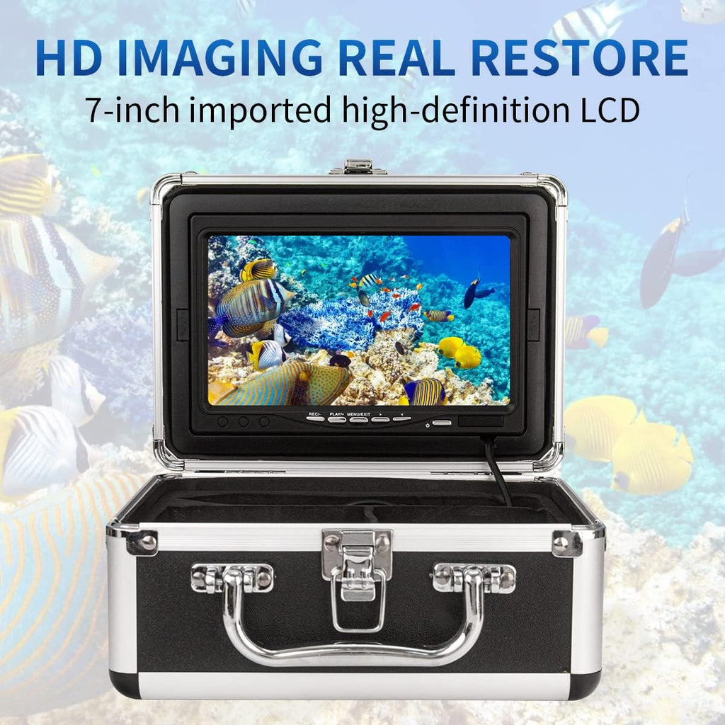 Waterproof 1080P Underwater Fishing Camera with 7 Inches LCD Monitor E158