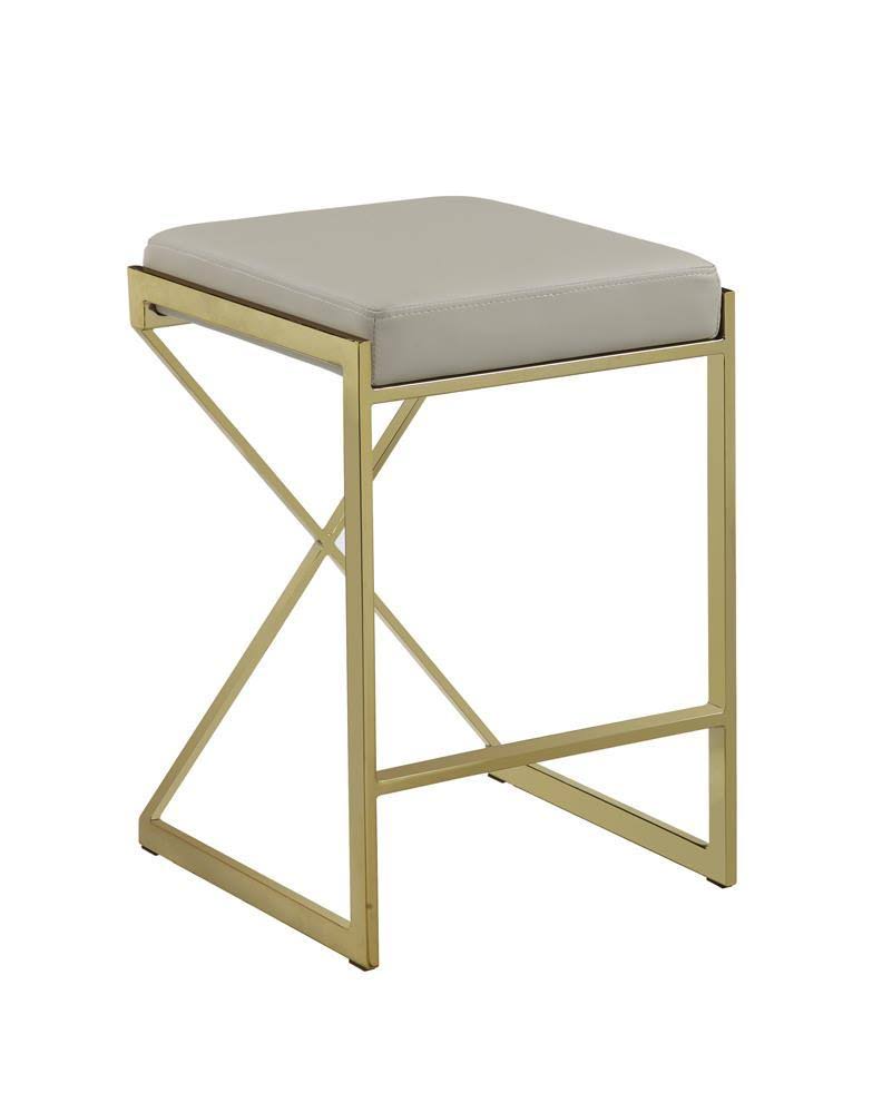 White Counter Height Stool N30011