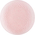 13" Round Translucent Pink Plastic Plates F235