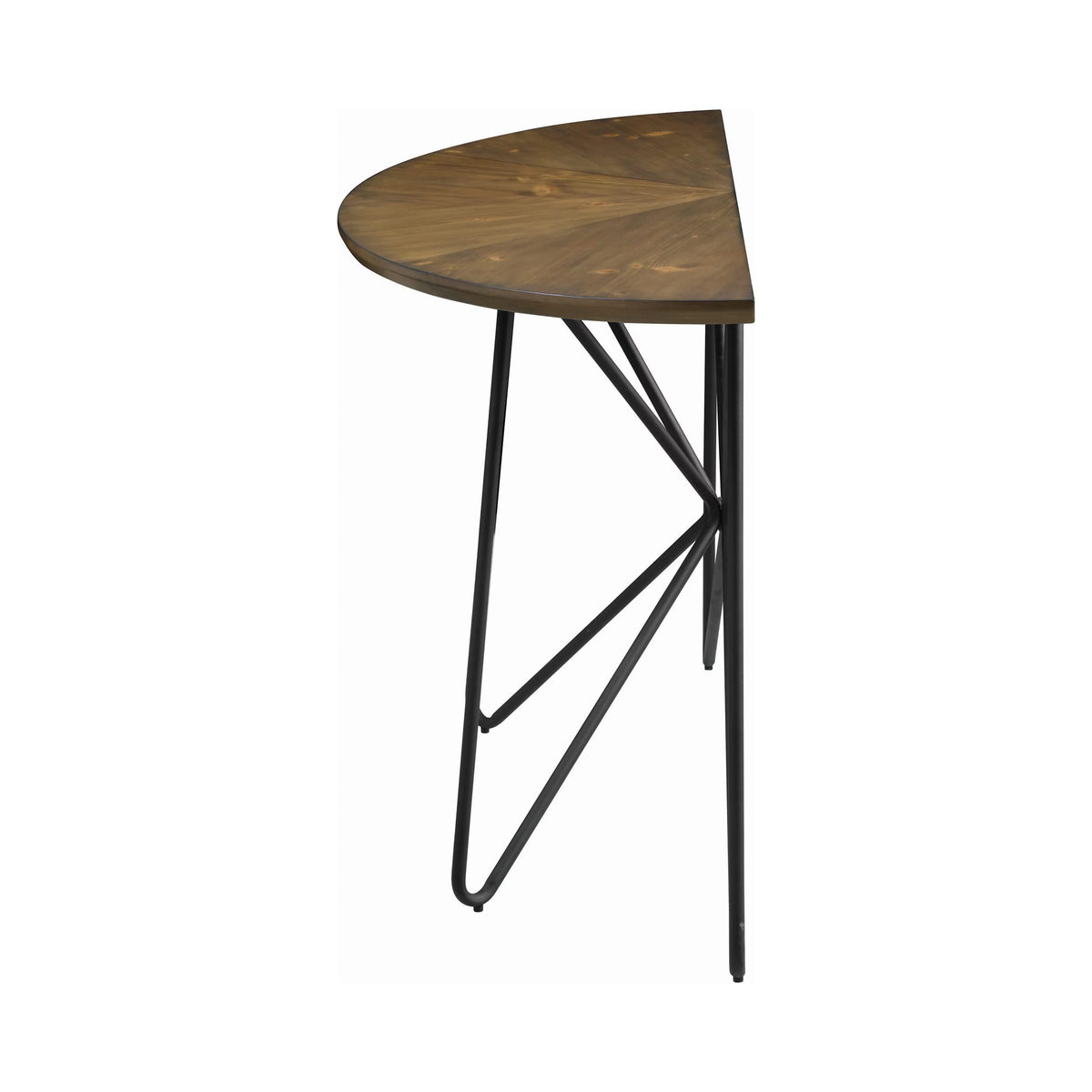 Dark Brown and Black Sofa Table F616383