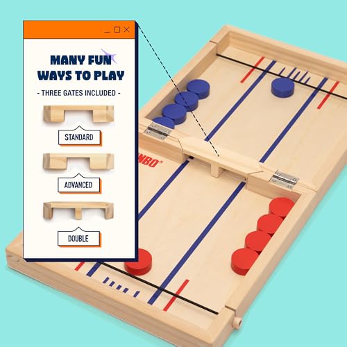 Foldable 2-Player Wooden Tabletop Game Z7717