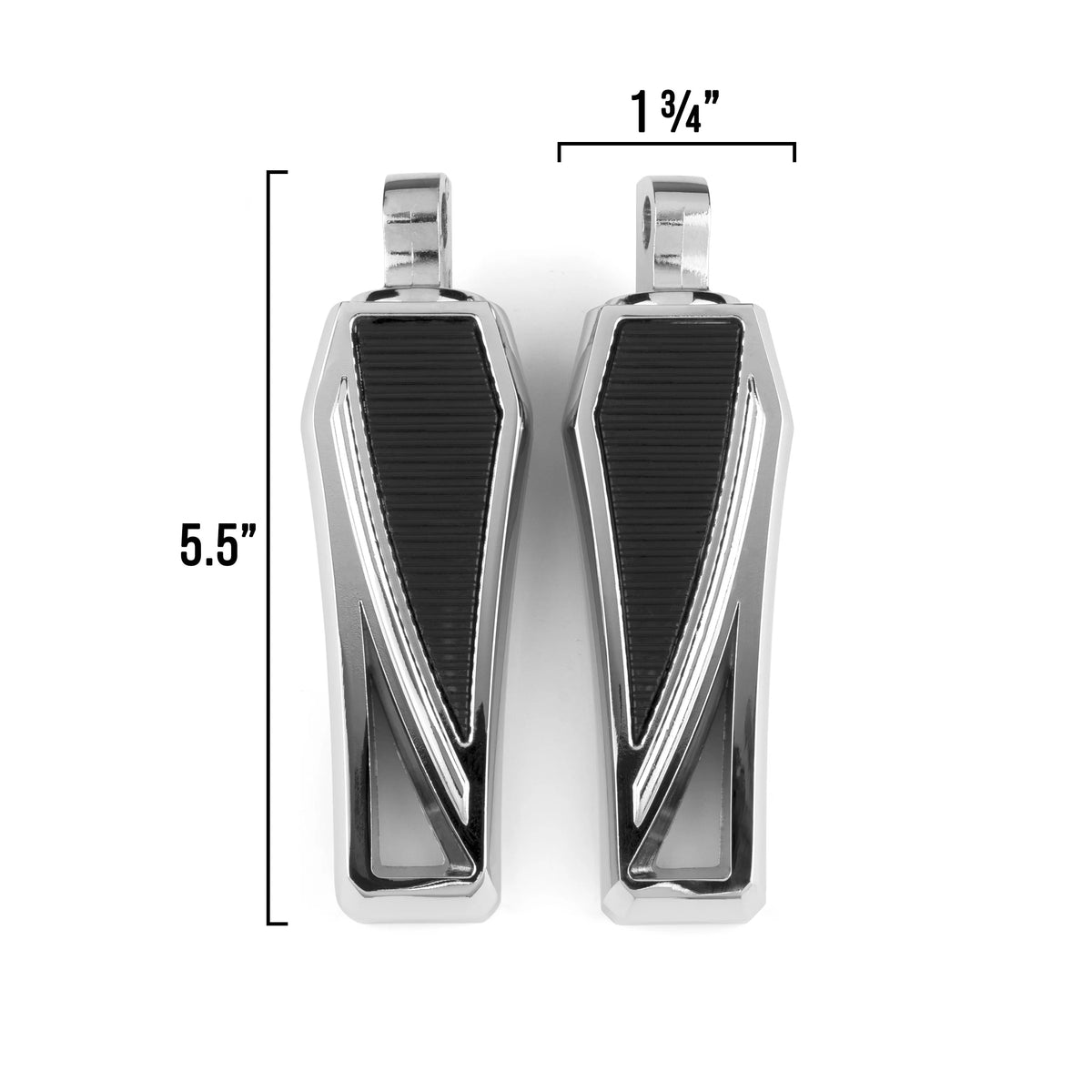 Chrome Foot Pegs Footrest, 1 Pair T58796