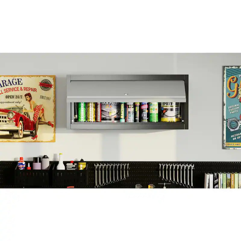 Wall-Mounted Cabinet with Up-Flip Door E527
