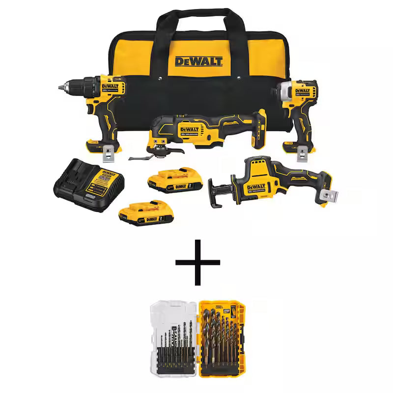 20V MAX Cordless Brushless 4 Tool Combo Kit J16073