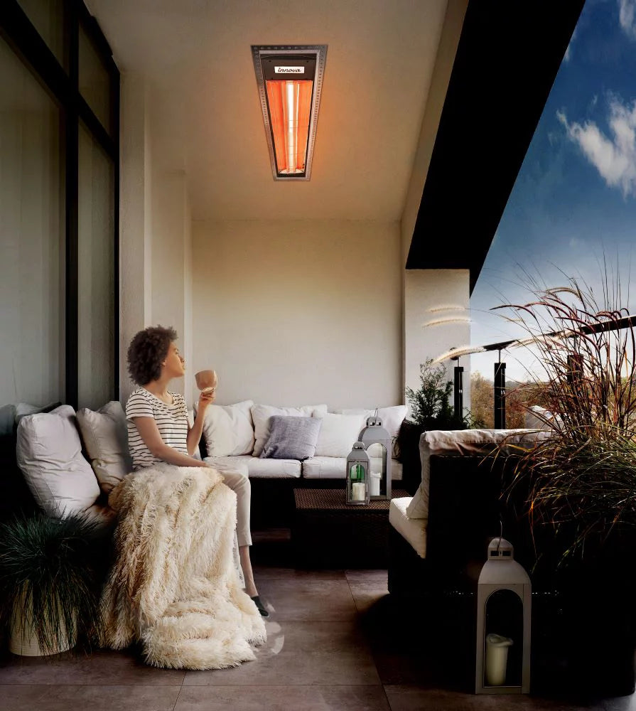 5000 Watt Electric Infrared Dual Element Heater Stainless Steel O87852