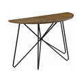 Dark Brown and Black Sofa Table F616383