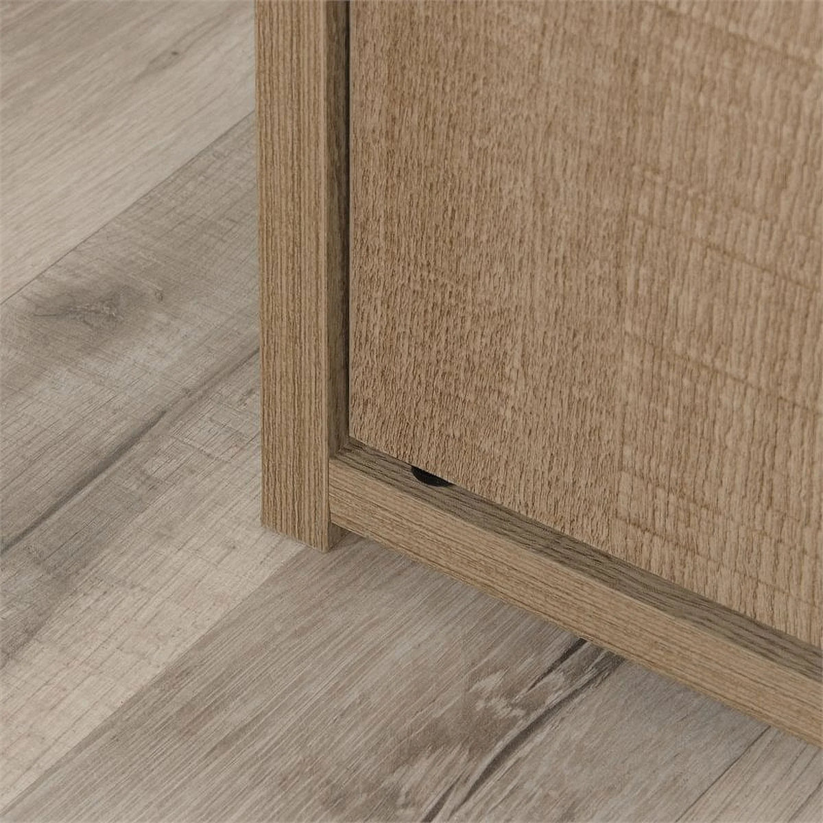 4-Shelf Engineered Wood Bookcase with Doors A6702