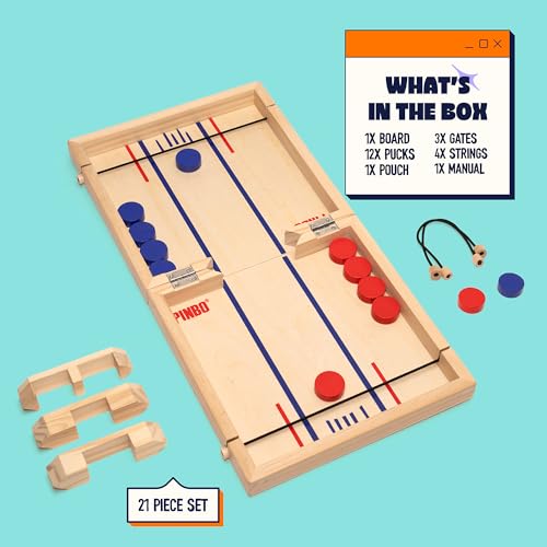 Foldable 2-Player Wooden Tabletop Game Z7717