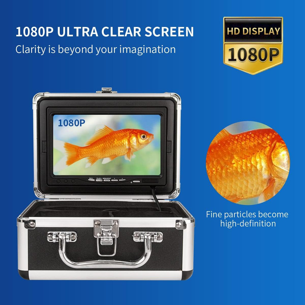 Waterproof 1080P Underwater Fishing Camera with 7 Inches LCD Monitor E158