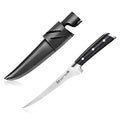 7-Inch Forged Fillet Knife and Leather Sheath Set L3440
