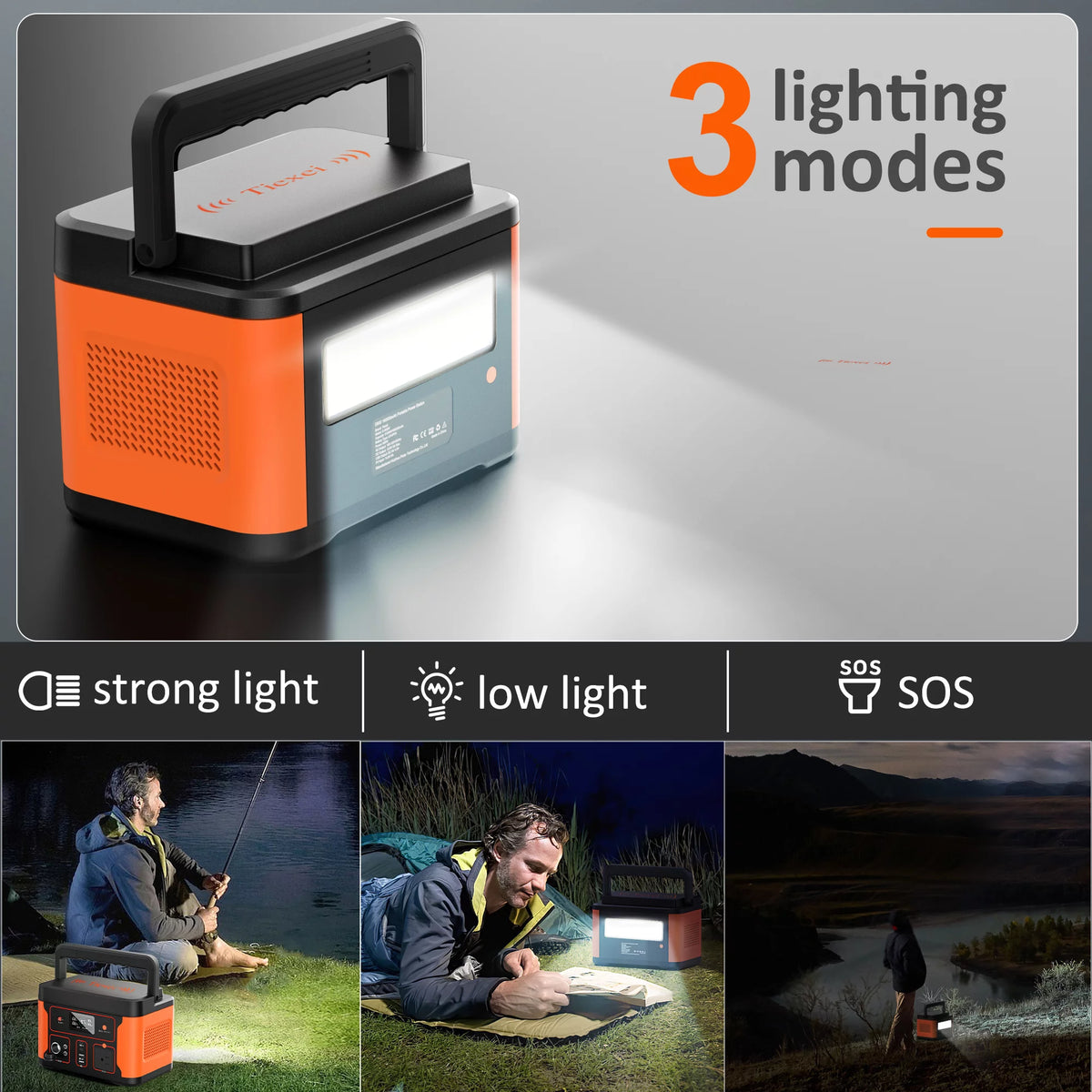 Portable Power Station 600W 550Wh LiFePO4 Battery Z23739