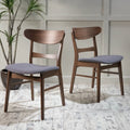 Mid-Century Modern Dining Chairs Set of 2 X927