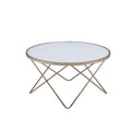 Champagne Frosted Glass Coffee Table M4193