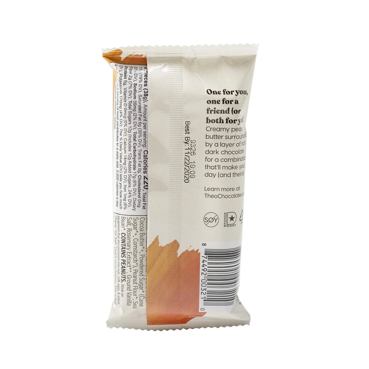 Organic Dark Chocolate Butter Cups 12 Pack V560134