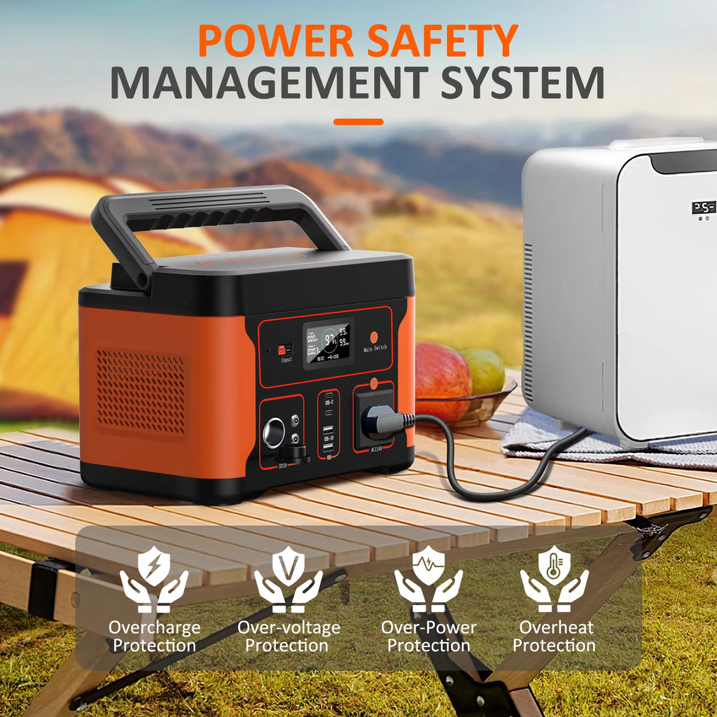 Portable Power Station 600W 550Wh LiFePO4 Battery Z23739
