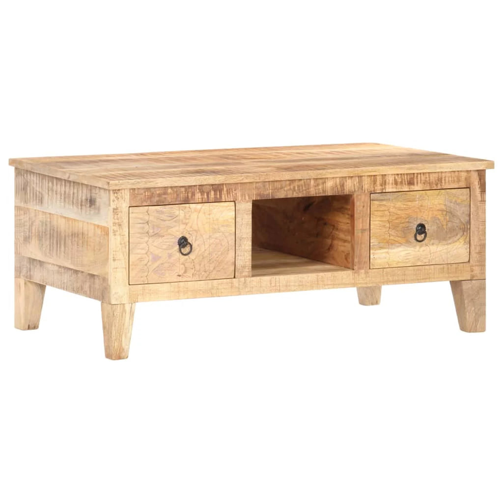 Rough Mango Wood Coffee Table N3741
