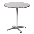 27.5 Round Aluminum Bistro Table P914