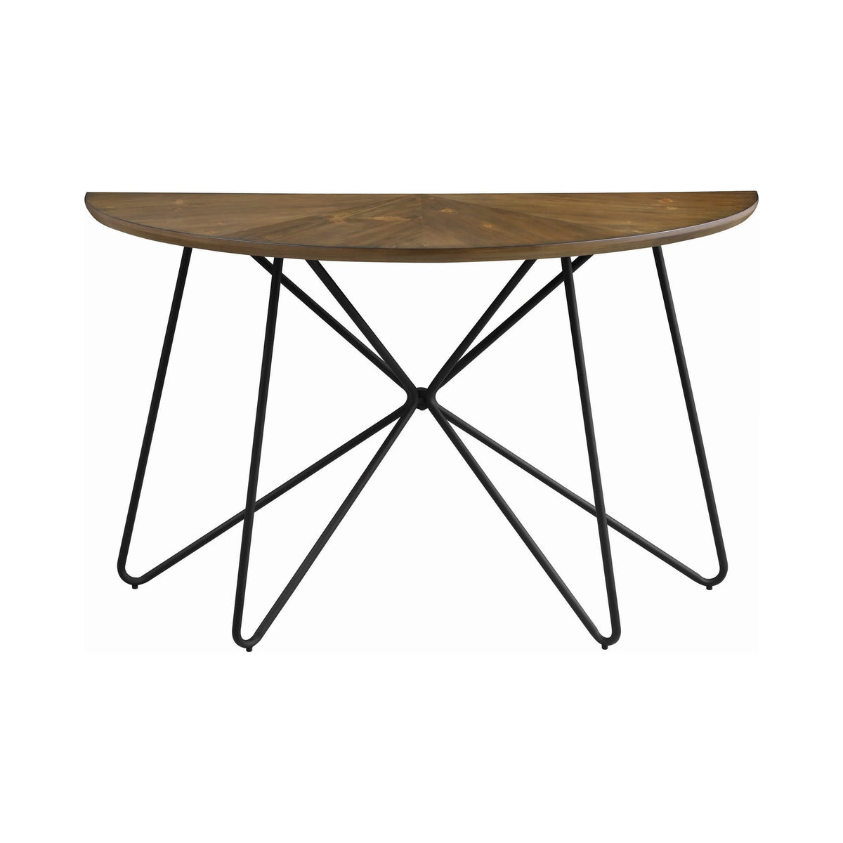 Dark Brown and Black Sofa Table F616383