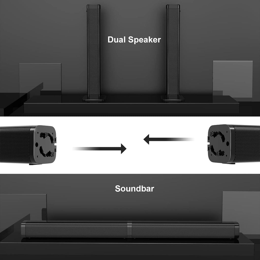 Sound Bars for TV with Subwoofer, 2.1 Channel H15763