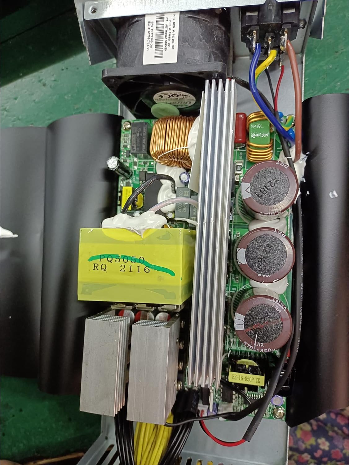2500W 2U Single Channel Mining Power Supply V896