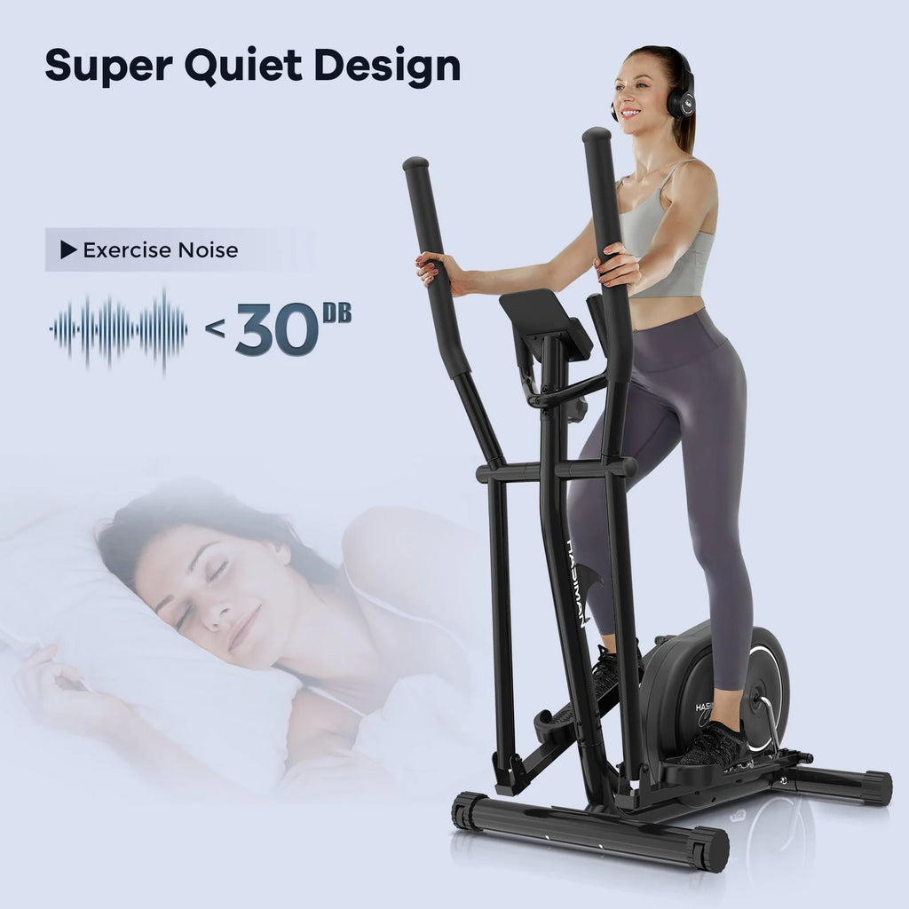 Silent Magnetic Elliptical Bike Stationary Exercise Machine H181237