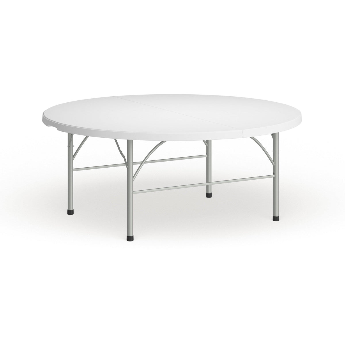 72-Inch Round White Table V759
